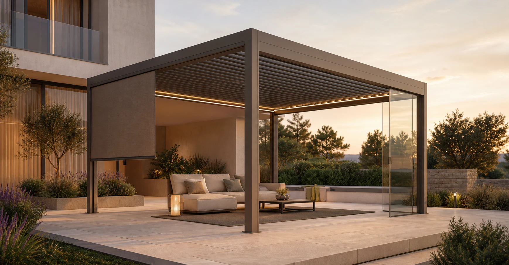 3D configurator for pergolas and terrace canopies
